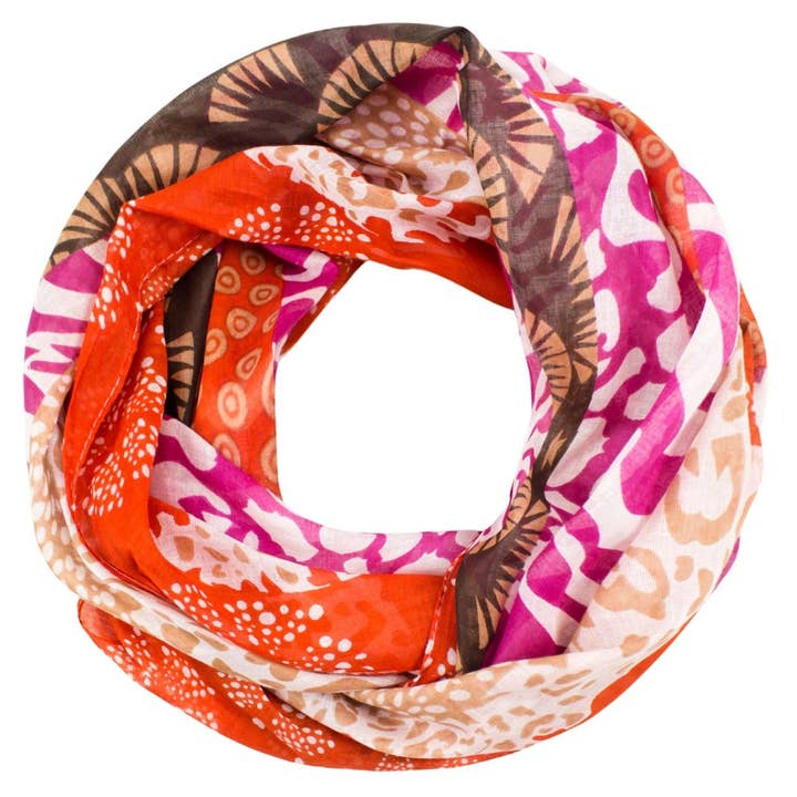 Sunsa – wholesale Halsduk - Dam – Sunsa Loop Halsdukar, Dam Loop Tyg Halsduk, Rund Halsduk4