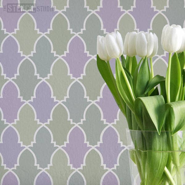 The Stencil Studio – wholesale Stencil/craft die – Casablanca Moroccan Pattern Stencil2