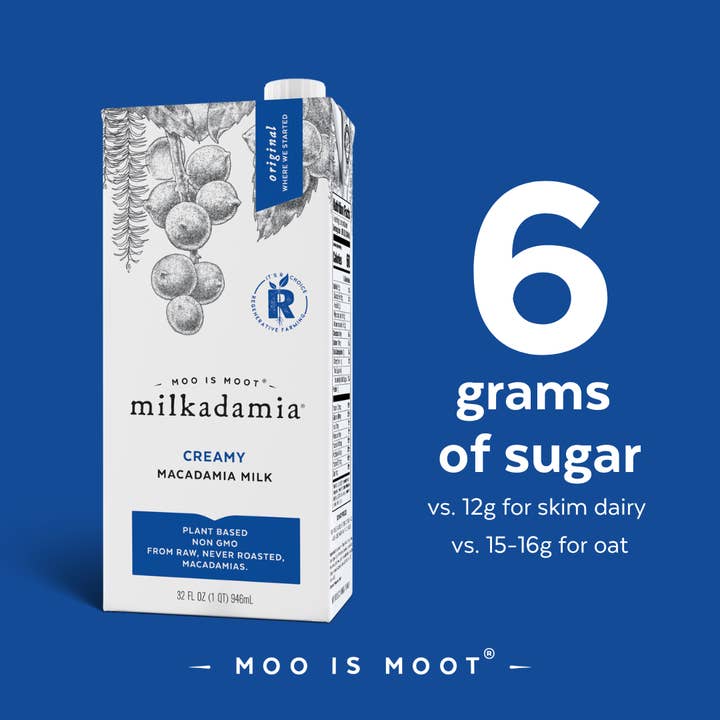 milkadamia - Wholesale Non-Dairy Milk - Creamy Macadamia Milk, Plant-based, 32 oz4