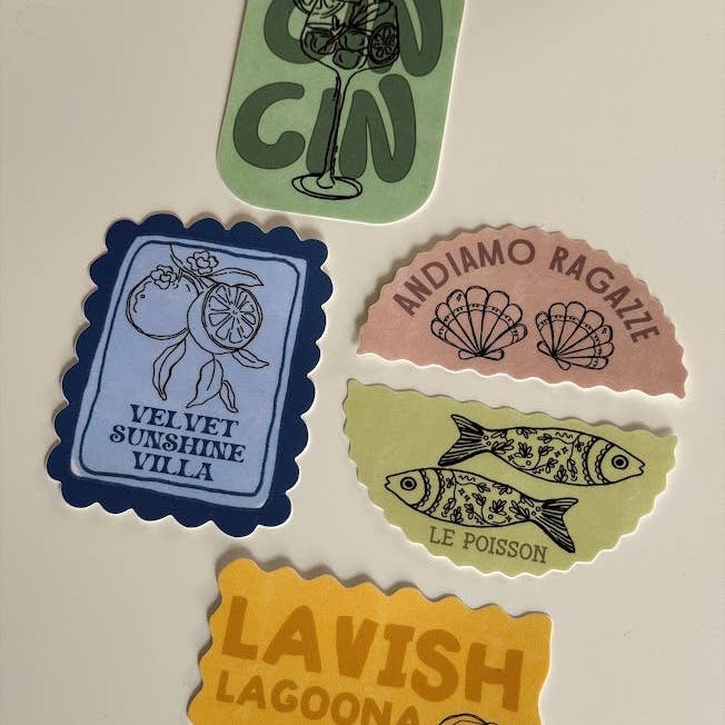 kash co studio - Wholesale Sticker - Cin Cin, Hugo Spritz Sticker2