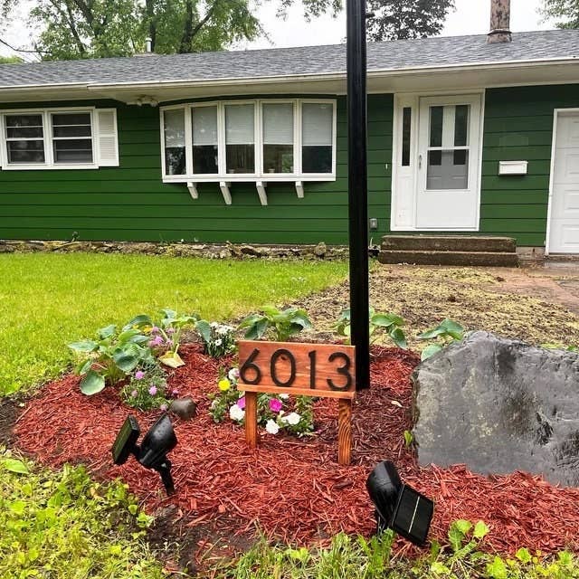 Address Plaque with stakes, Ground Number Sign, Address Numbers for lawn, Address Sign, House Number Plaque with Stakes, House Number Sign for wholesale by Liberty Trade Corp