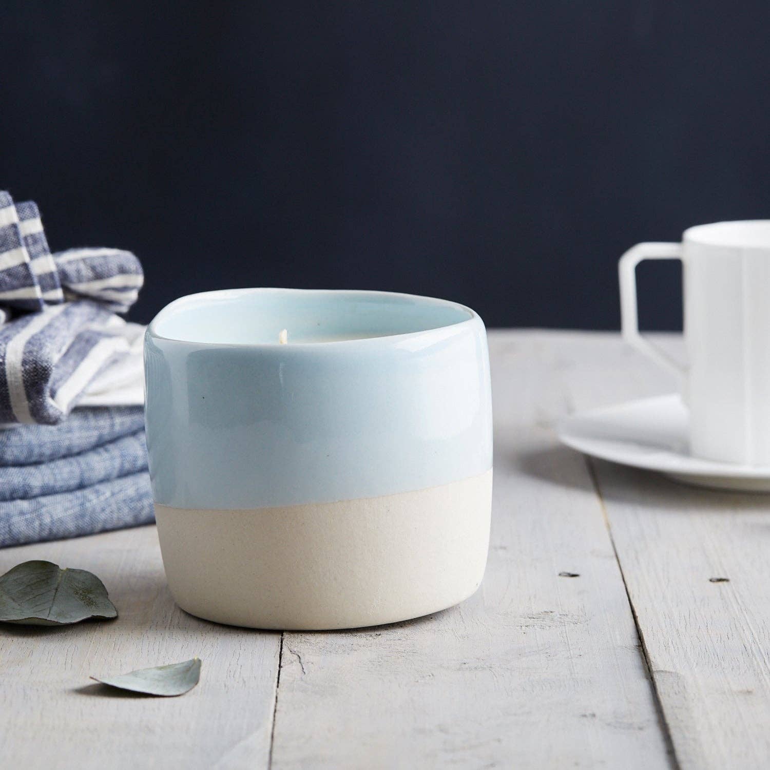 The Candle Library - Wholesale Jar/Filled Candle - Sun Bleached Denim