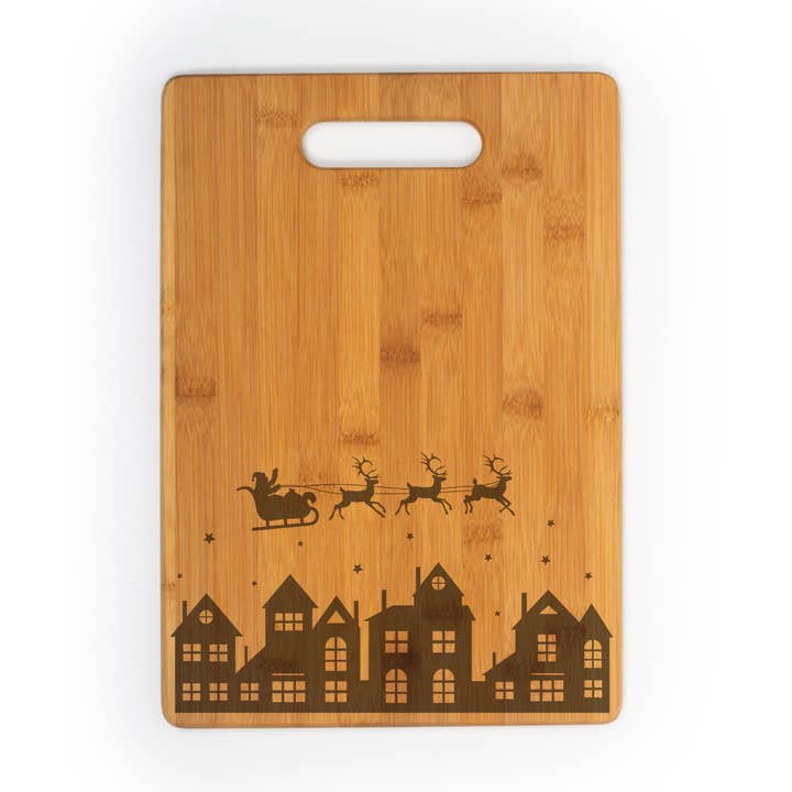 Papai Noel está chegando à cidade Tábua de cortar por atacado de Nautically Northern