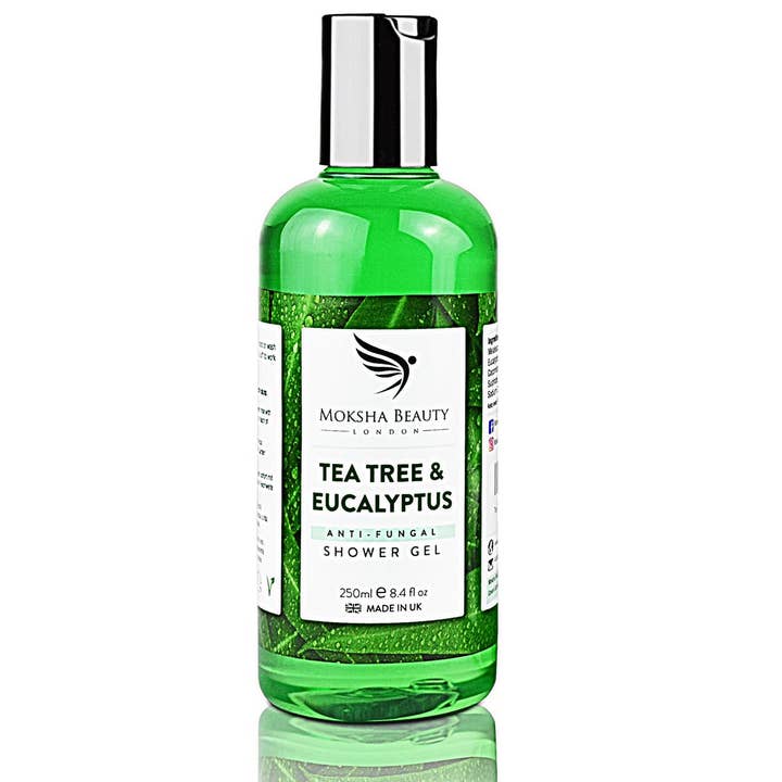 TEA TREE & EUCALYPTUS BODY WASH / SHOWER GEL for wholesale by Moksha Beauty