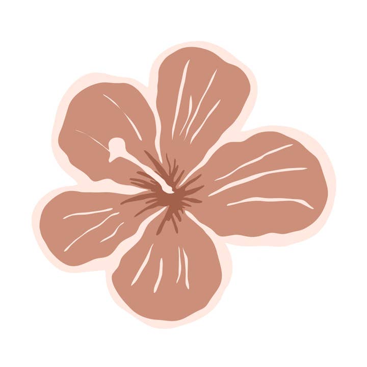 Autocolante 'Hibiscus Heaven' por atacado de The Salty Blonde