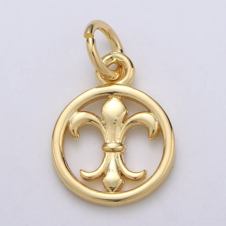 Gold Filled Spear Charm D-916 for wholesale by Aim Eternal
