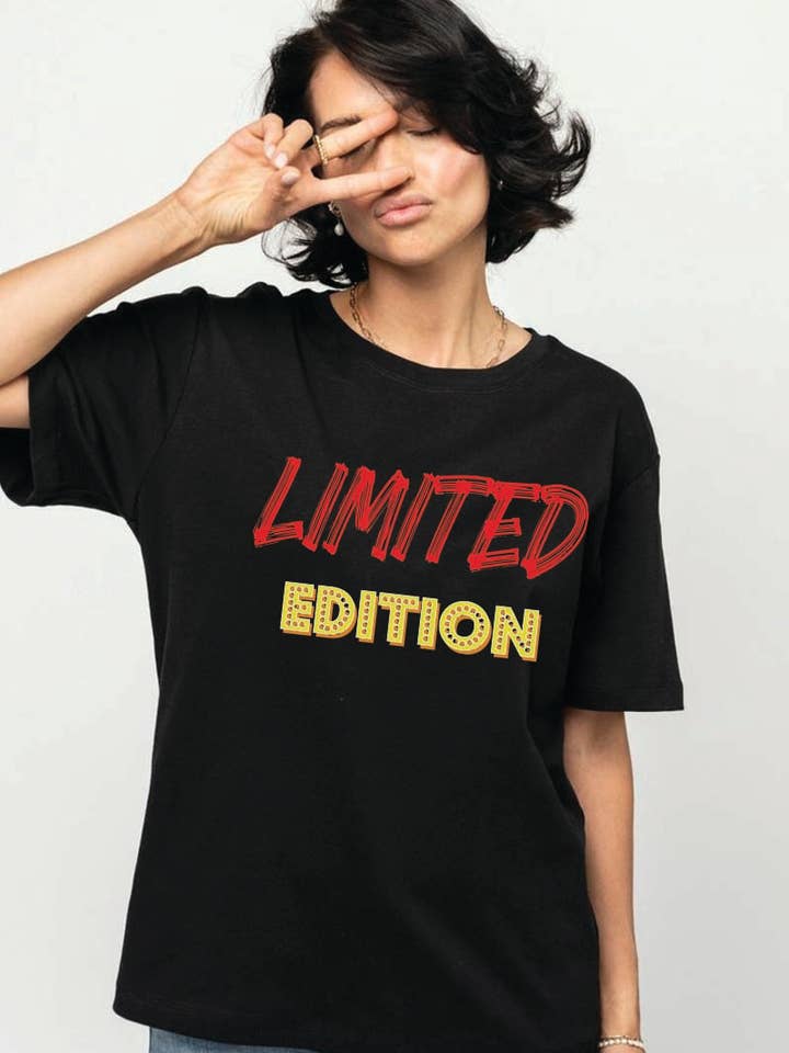 HARANG - Wholesale Screen Printed T-Shirt - Women's - M8887(1) - LIMITED EDITION graphic tee 1