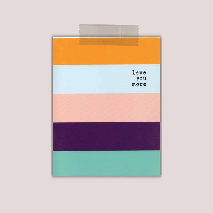 Greeting Card - Love You More for wholesale by What Tess Makes