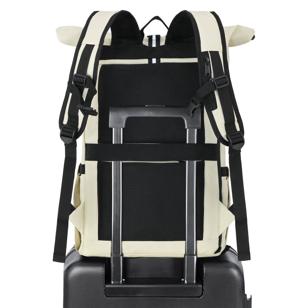 James Hawk - Vente Sac à dos – unisexe - Sac à dos Rolltop pratique pour ordinateur portable, tablette et accessoires29