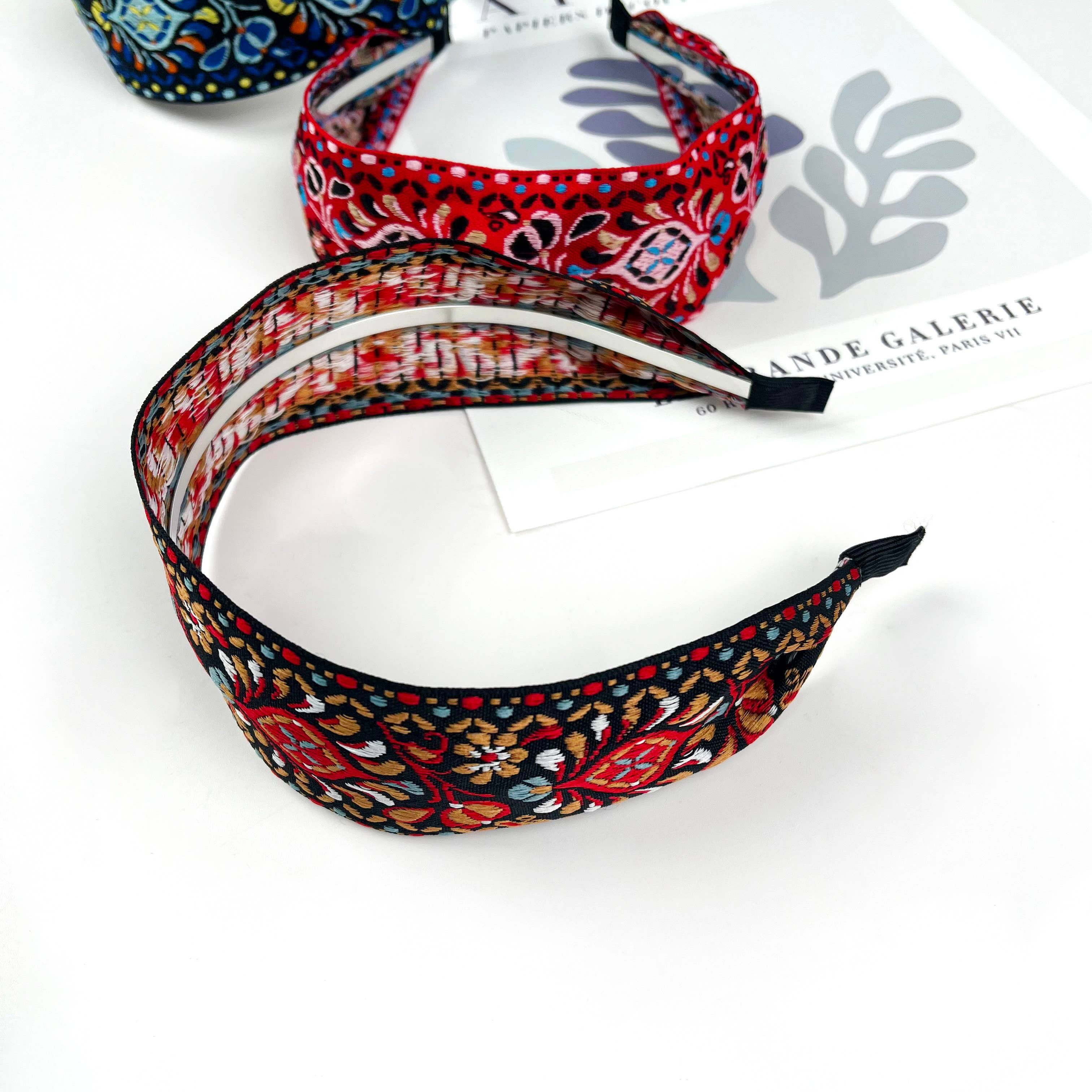 TheDivaSoap - Wholesale Fashion Headband - Women's - Boho ethnic style embroidered headband5