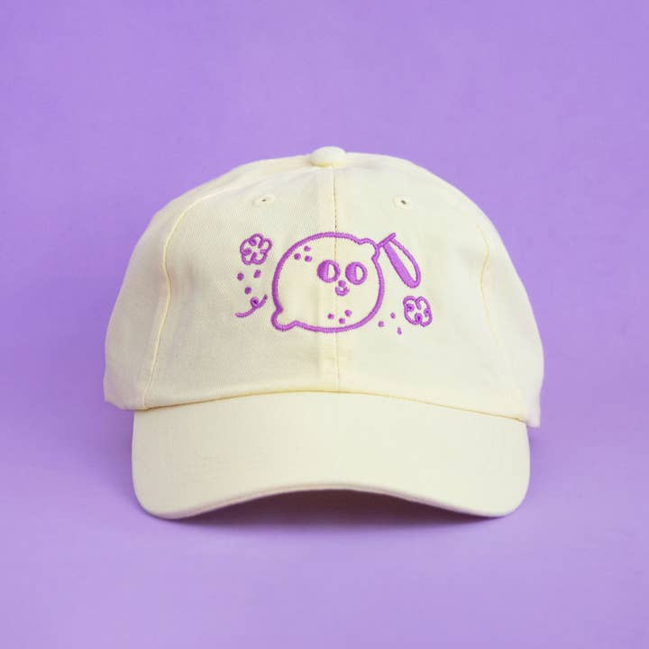 Ana Seixas - Wholesale Kids Hat - Kids - Magic Lemon Cap // Light Yellow & Purple