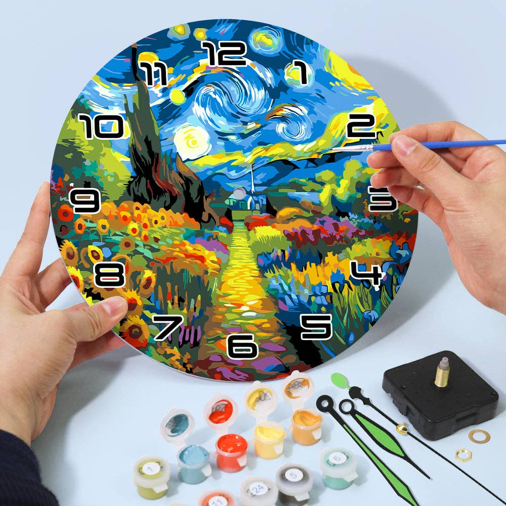 Paint Your Numbers – Engroshandel DIY-hobbysæt – Mal Øjeblikket – Stjernehave Urkit9