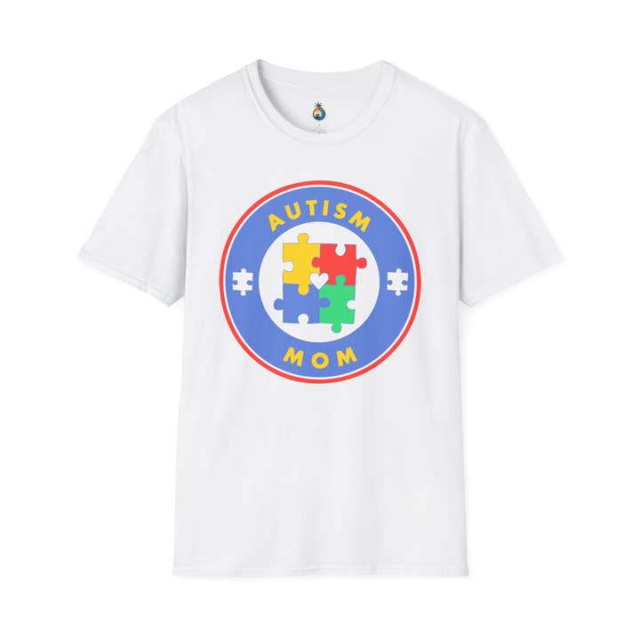 T-shirt de Puzzle para Mães de Autistas, Apoio à Consciencialização do Autismo, Presente para Mães, Roupa Casual do Dia-a-Dia, Vestuário para Ocasiões Especiais por atacado de Shaka Brands