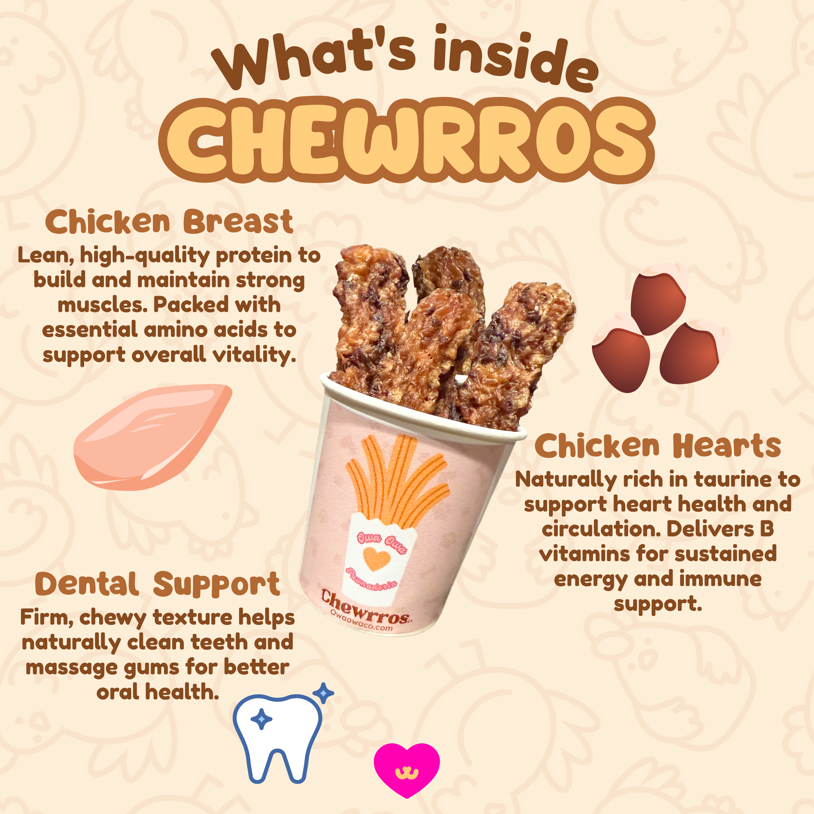 Owa Owa - Wholesale Pet Treats - Dog - Chewrros1