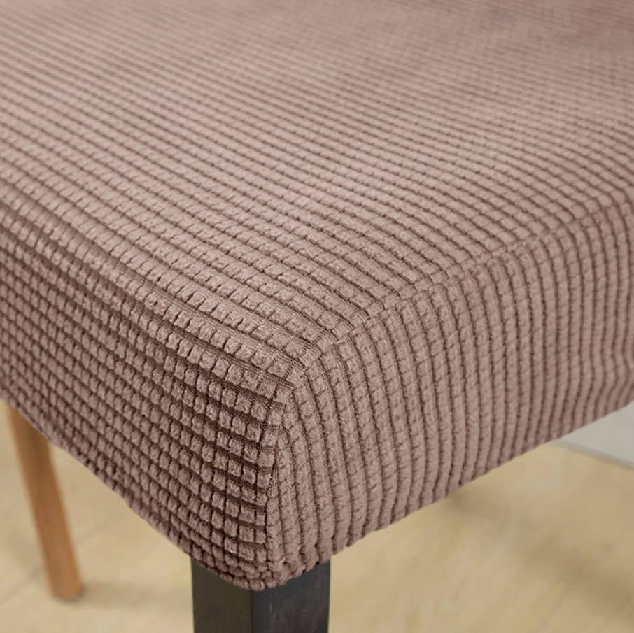 home mart goods - Vente Housses de chaise/canapé - Ensemble de 2 housses extensibles pour chaise de salle à manger, cuisine, bureau11