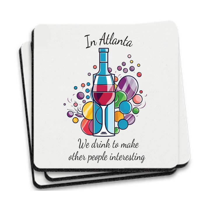 (Name Drop) We drink to make other people interesting for wholesale by Mariasch Studios