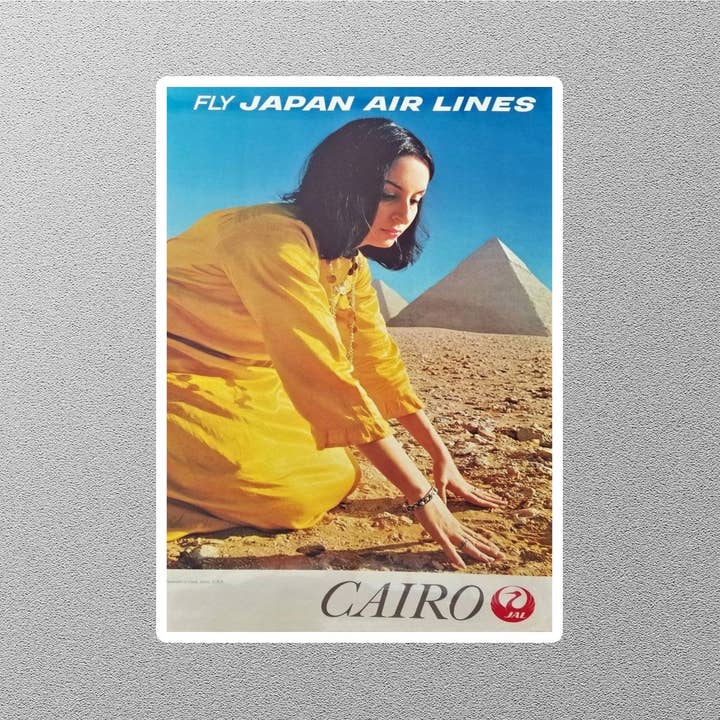 GraffMerch.com - Wholesale Sticker - Vintage Cairo Travel Sticker1