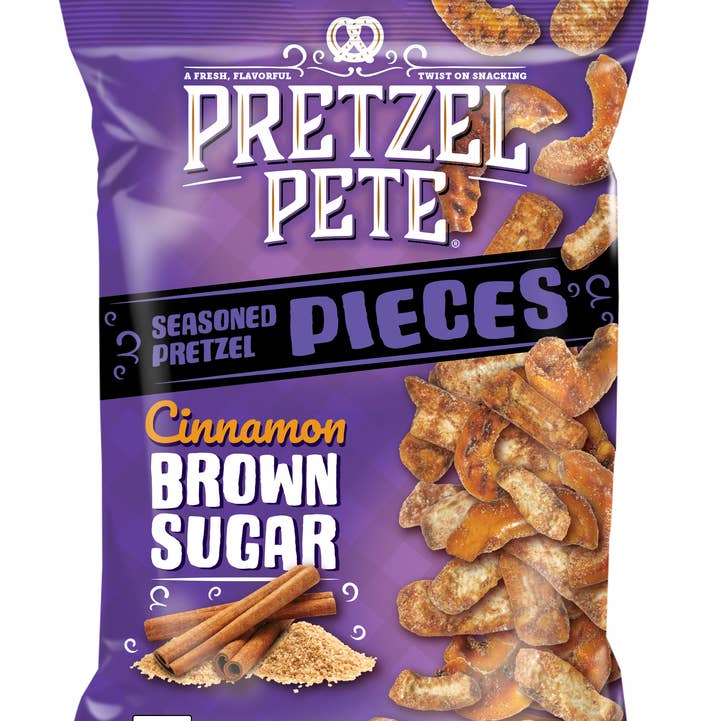 Pretzel Pete - Wholesale Pretzels - Cinnamon Brown Sugar Pretzel Pieces 9oz