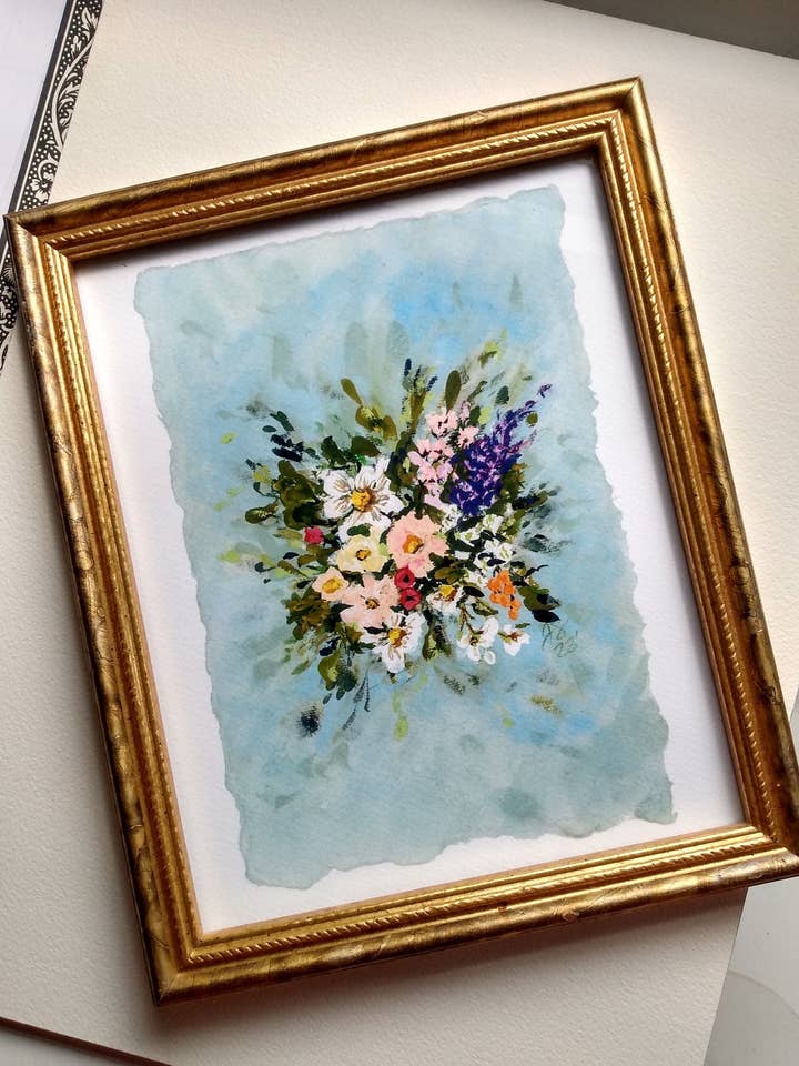 "Sweet Spring" Art Print for wholesale by Babushka Paperie