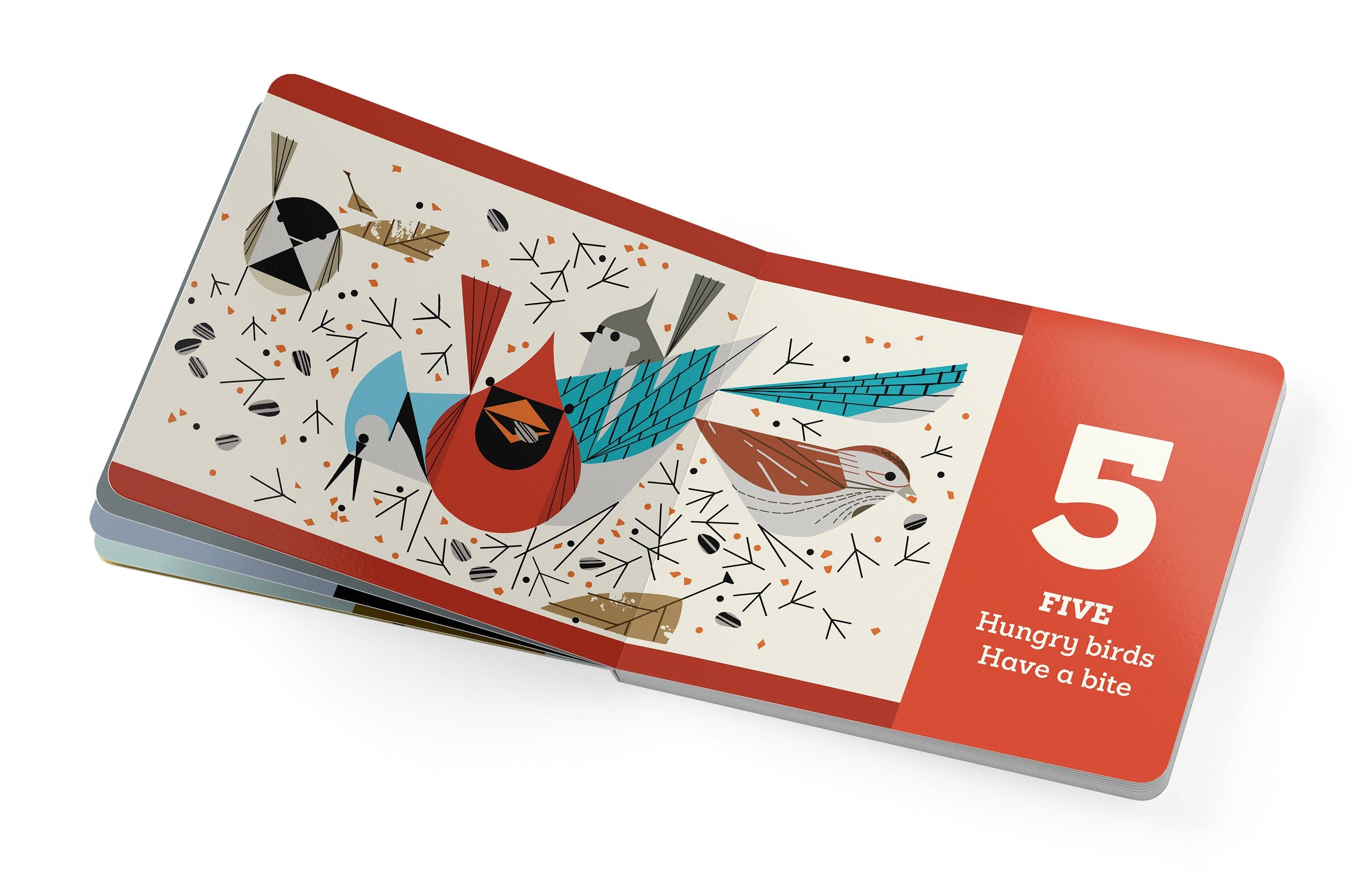 Pomegranate - Wholesale Baby & Toddler Book (0-2) - Charley Harper's Count the Birds3