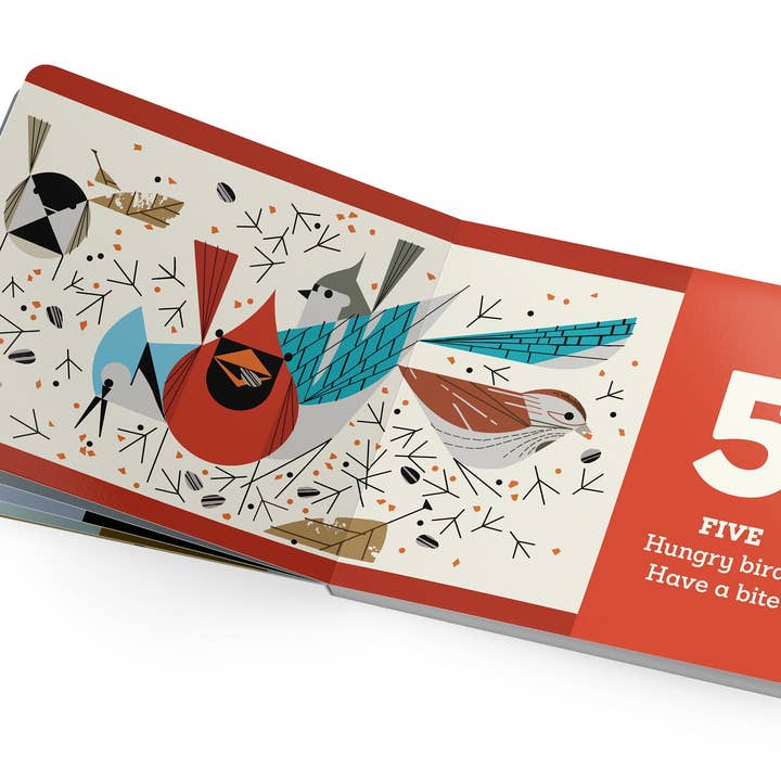 Pomegranate - Wholesale Baby & Toddler Book (0-2) - Charley Harper's Count the Birds3