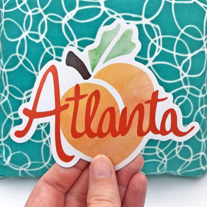Atlanta Persika Vinylmagnet för wholesale av Sunny Day Designs