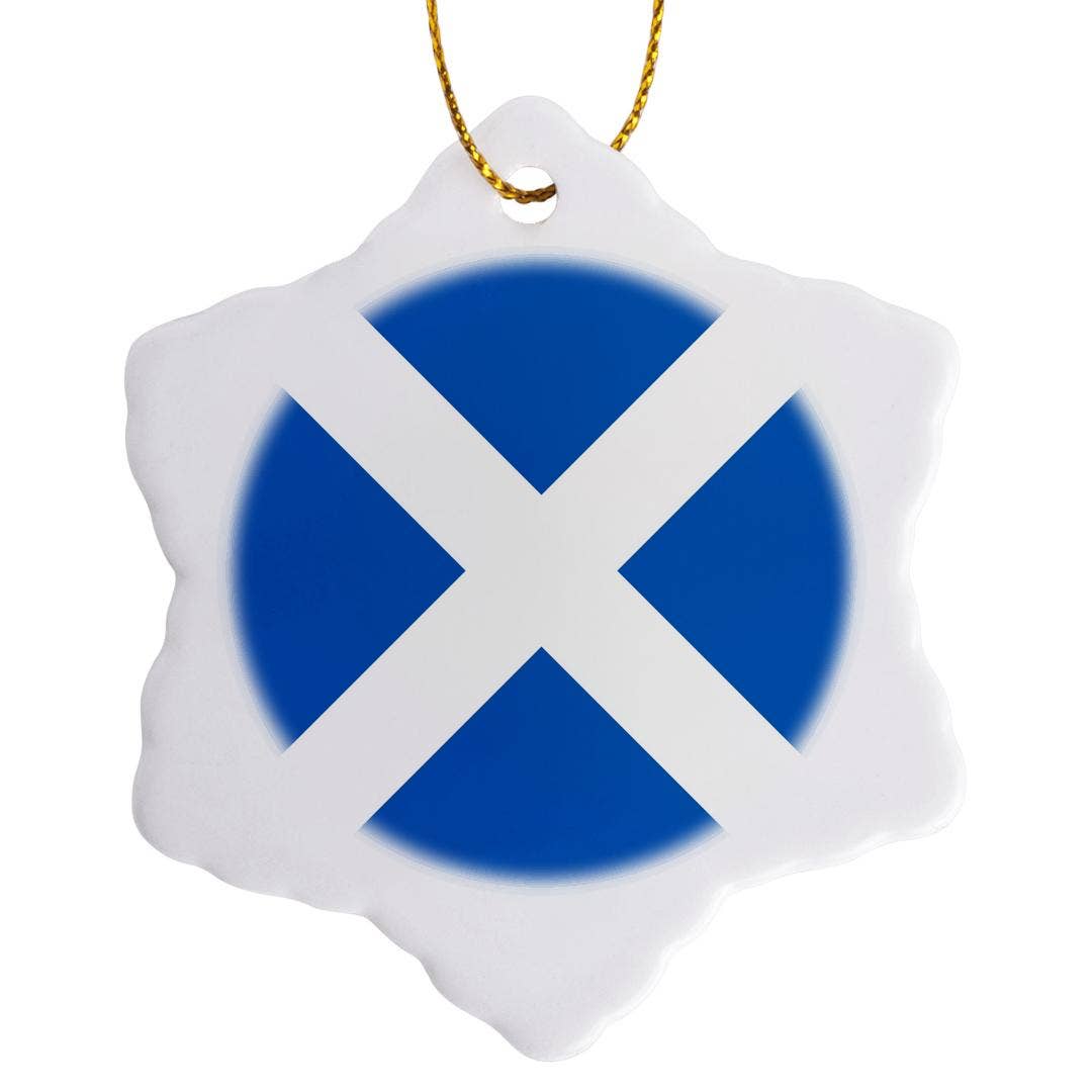 3dRose - Vente Objets de décoration - 3dRose, Drapeau de l'Écosse - bleu écossais avec croix de Saint-André blanche - Écossais Royaume-Uni, Ornement7