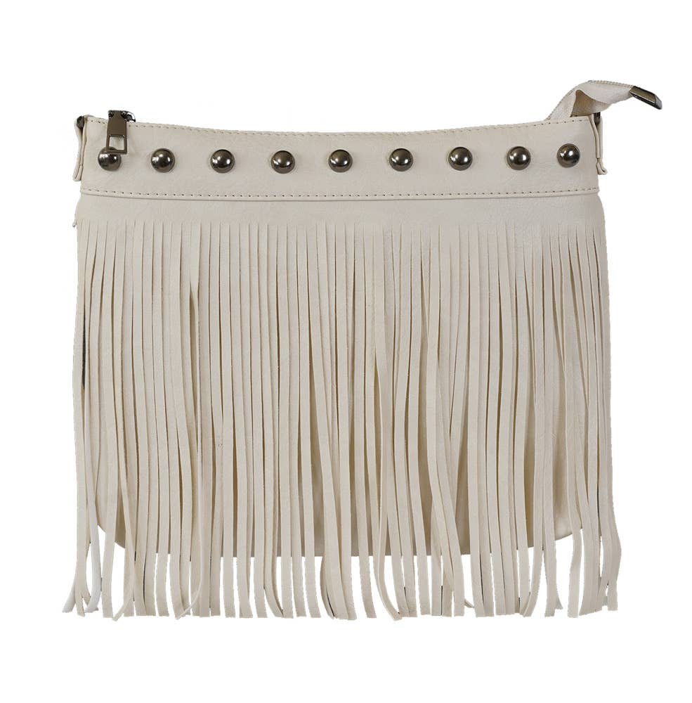 22 Tote - Wholesale Crossbody Bag - Women's - Fringe Crossbody Bag with Detachable Strap3