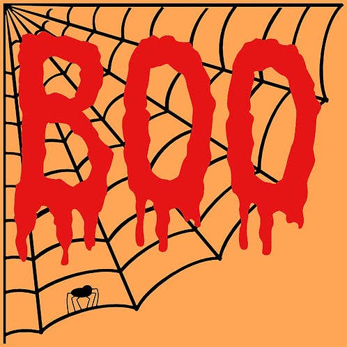 Just Write Arts - Wholesale Halloween Card - Halloween Greeting Note Card - BOO! - 5.5x5.5