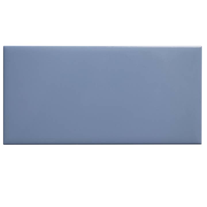 4" X 8" Ceramic Tile - 11.1 Square Feet Per Carton - Bright Glossy Dark Gray for wholesale by WS Tiles