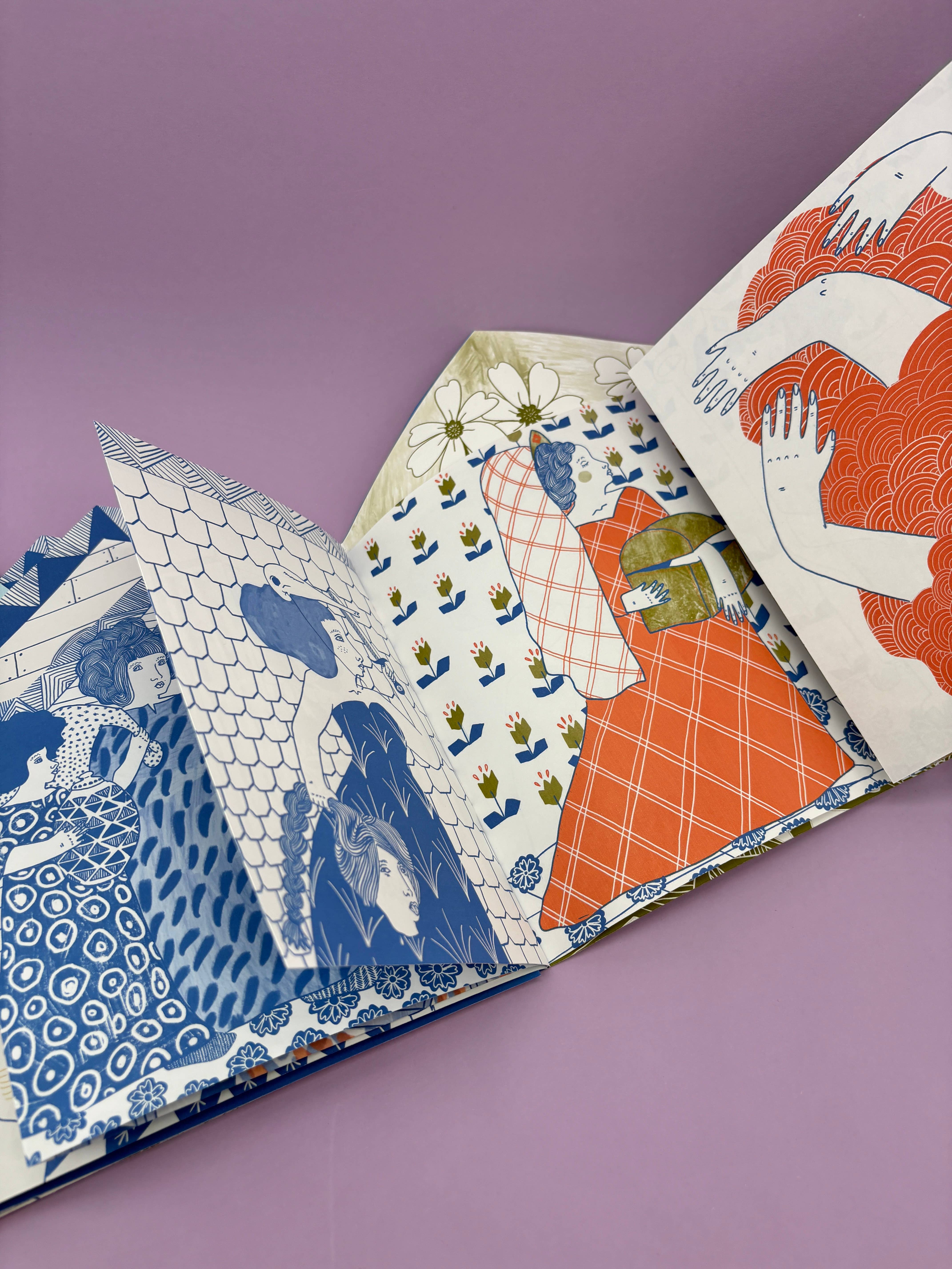 Erika Rier - Wholesale Magazine - Pageant - A Fold Out Art Zine5