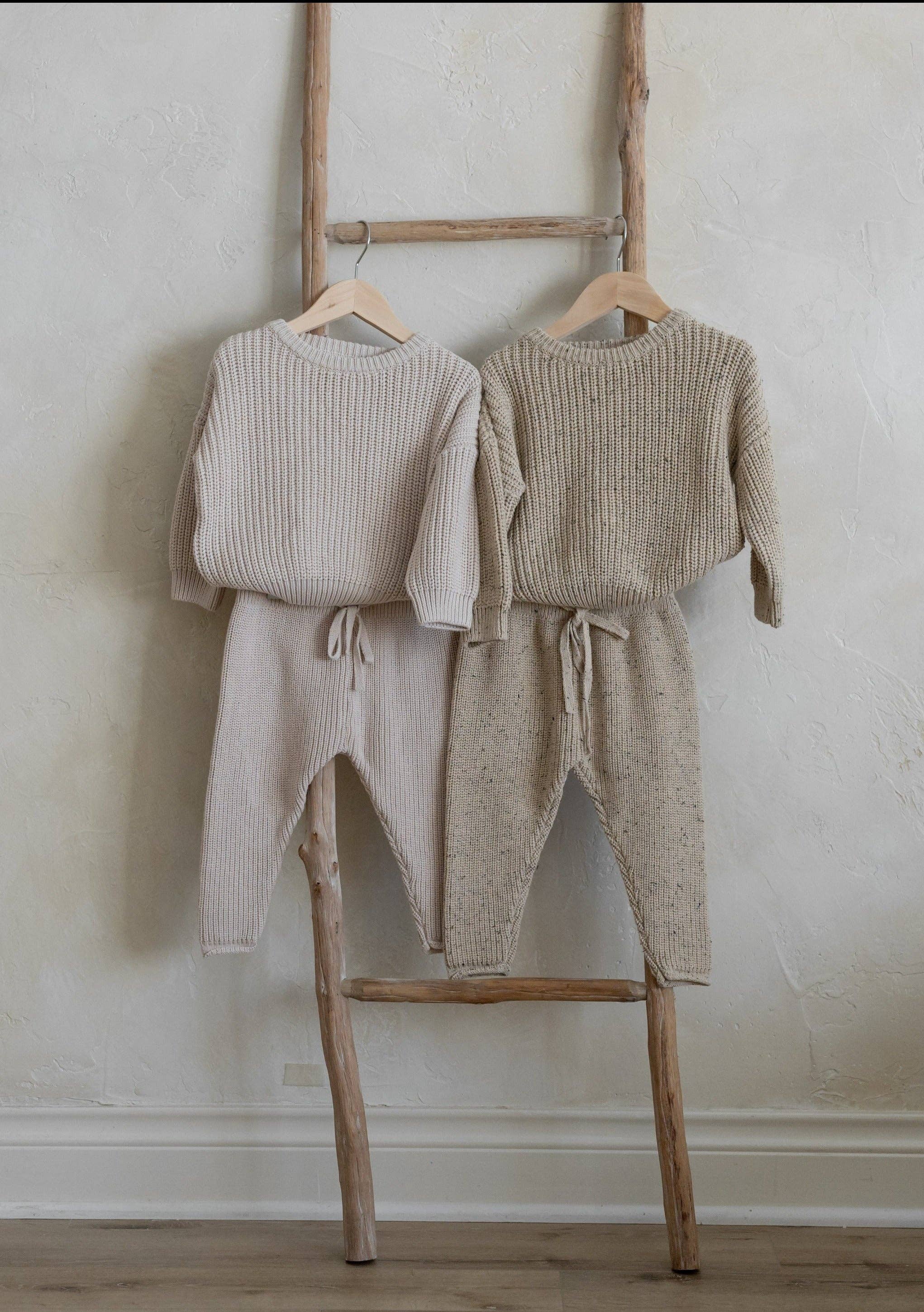 Yooushi - Wholesale Pants - Baby - Speckled Oak Knit Pants8