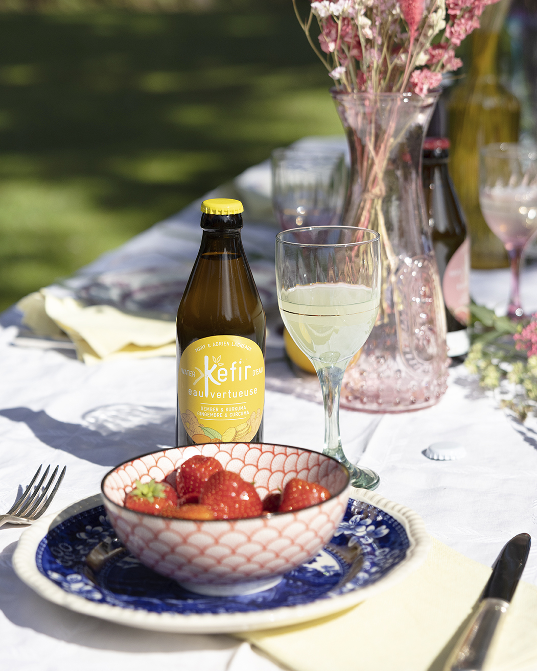 Kéfir Eau Vertueuse - Wholesale Kombucha - Kefir Virtuous Water Ginger/Turmeric - BIO-VIVANT2