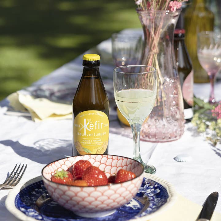 Kéfir Eau Vertueuse - Wholesale Kombucha - Kefir Virtuous Water Ginger/Turmeric - BIO-VIVANT2