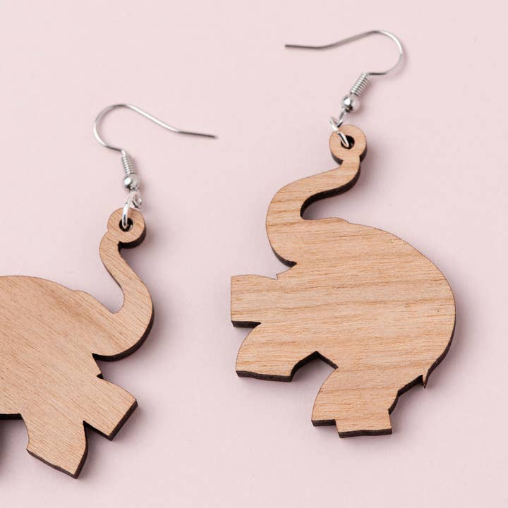 Laura Danby - Wholesale Dangle Earrings - Elmer The Elephant Earrings3