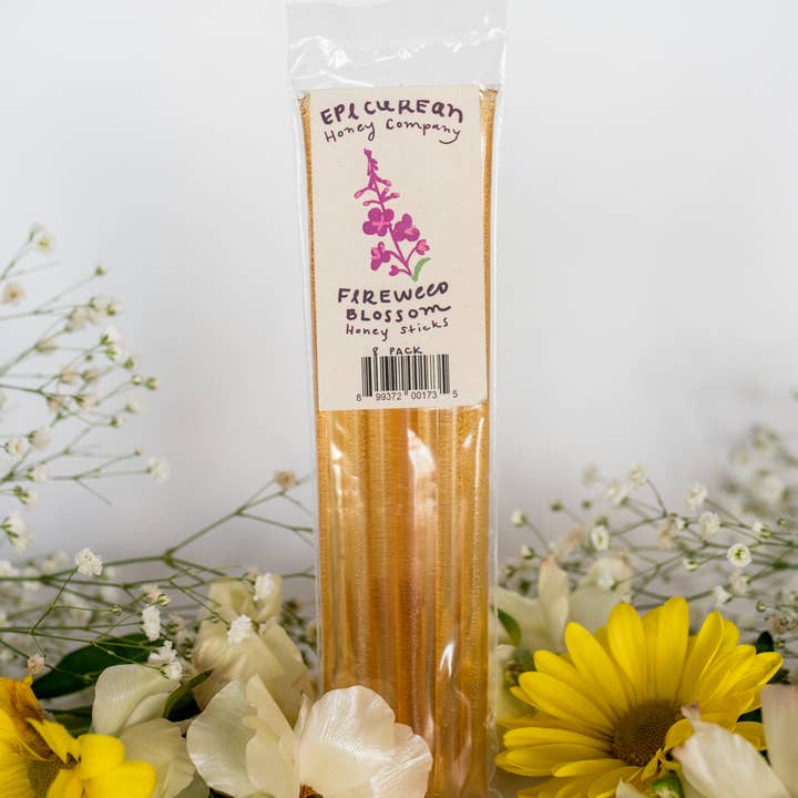 Hollow Tree Honey – Engroshandel Honning – Fireweed 8 Pack Honning Sticks