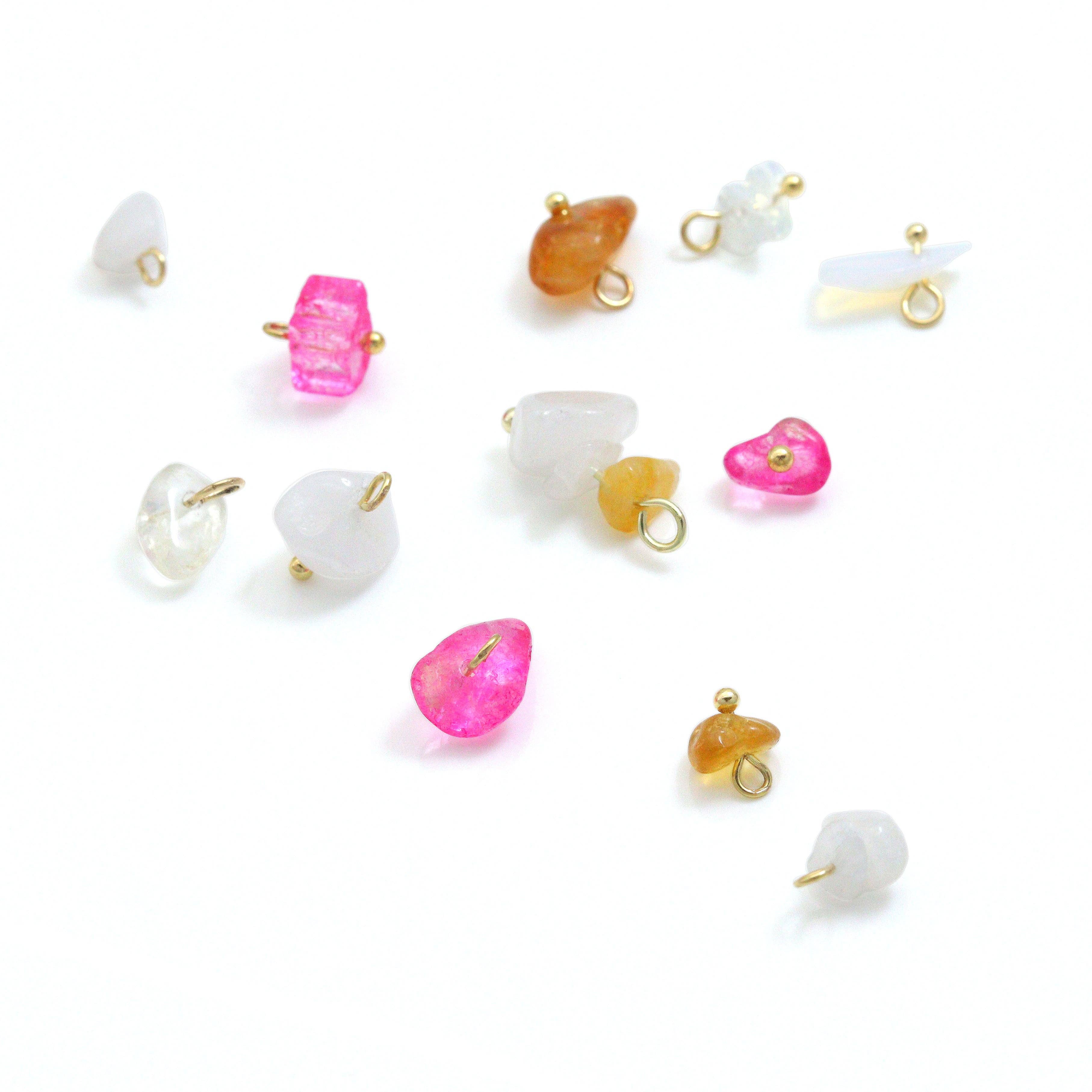 BestBeads&Beyond - Wholesale Individual charm/pendant - Colorful Ceramic Fish Charm Handmade gemstone beads charm For Necklace Bracelet Jewelry Making Supply, Sku#EF8186