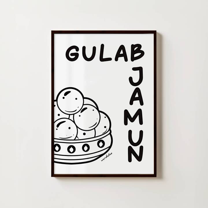 Wordotco - Wholesale Art print - GULAB JAMUN PRINT2