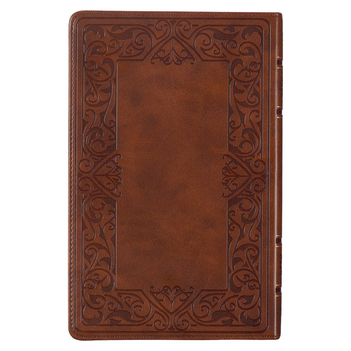 Christian Art Gifts - Wholesale Religion - KJV Bible Deluxe Gift Faux Leather, Medium Brown1