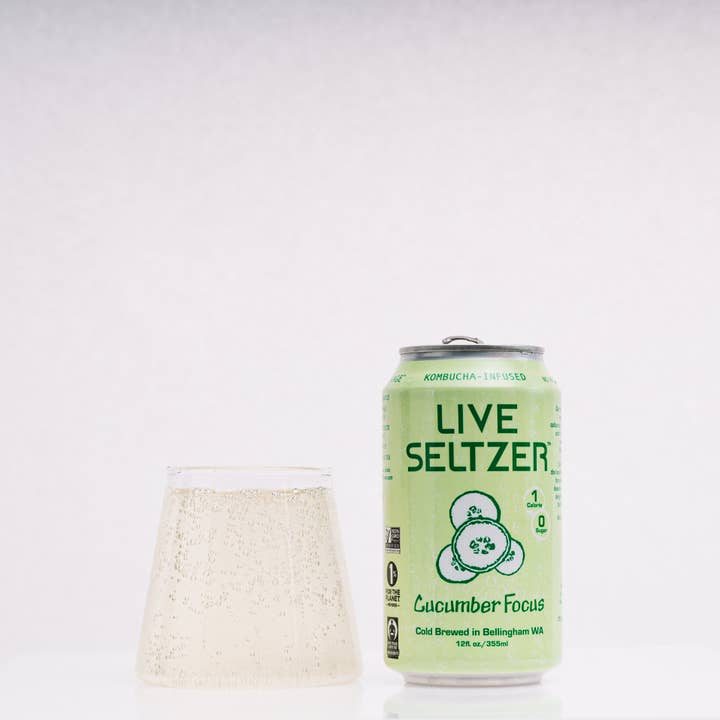 Kombucha Town - Wholesale Sparkling Water - Cucumber - Live Seltzer Water