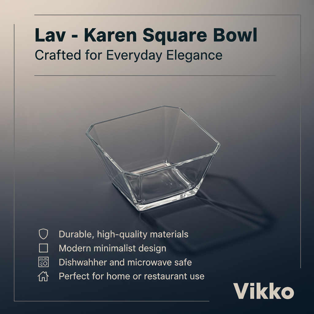 Kadra Kitchenware - Wholesale Bowl - Lav - Karen Square Bowl3