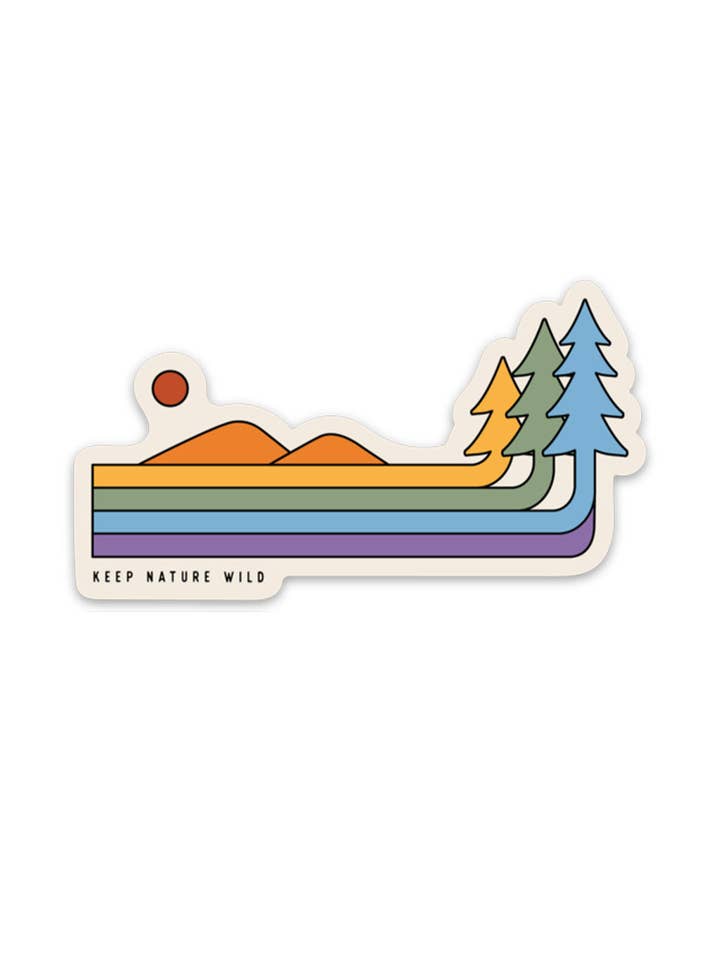 Retro Pride | Sticker for wholesale by Keep Nature Wild