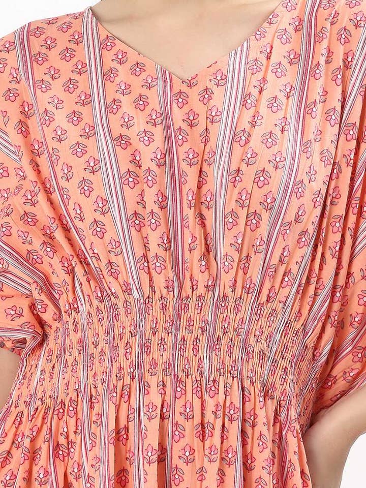 Hi Handmade - Wholesale Dress – Women's - Lia Lounge Dress - Petal Peach5