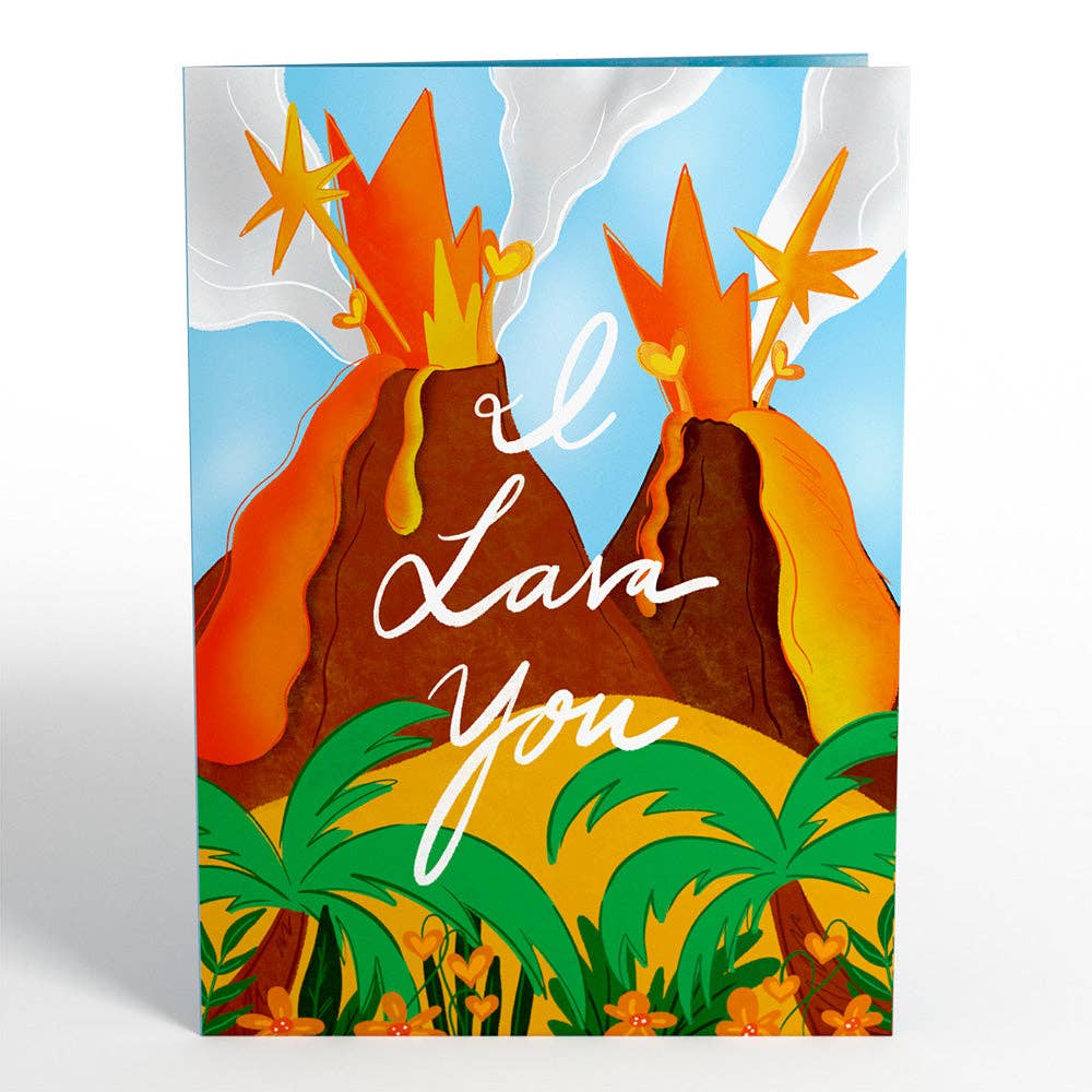 Lovepop Cards - Wholesale Love Card - I Lava You 5x7" Light-Up Pop-Up Card5