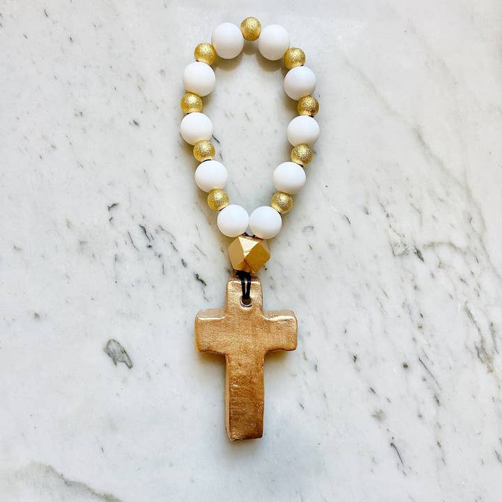 Lanyard Lovebirds – Großhandel Gebetskette für den Hals – Gebetsperlen mit goldenen Elementen1