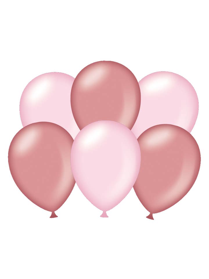 Party balloner - Metallic pink - rosaguld for engroshandel hos PD Party