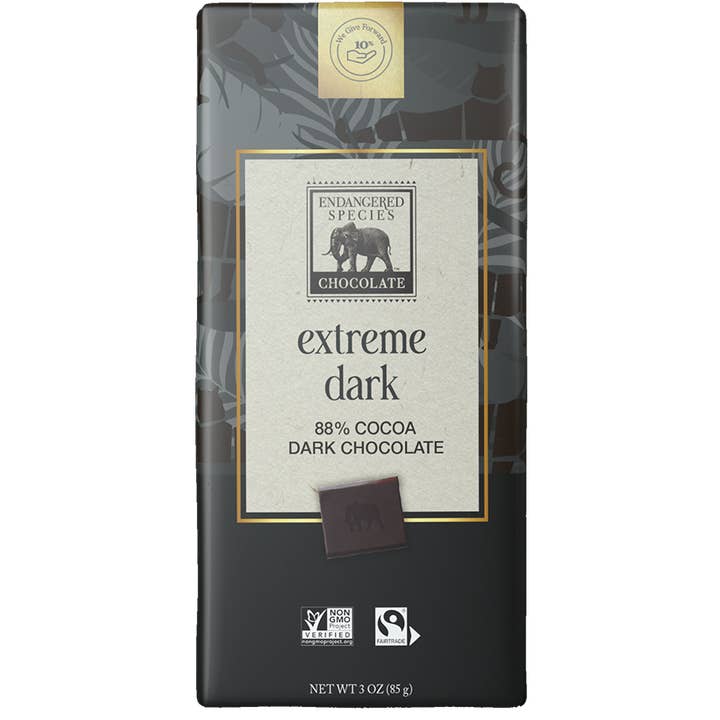 Delectable Samplings - Wholesale Chocolate Bar - Black Panther - Strong + Velvety 88% Dark Chocolate, 3oz