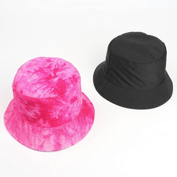 NINEXIS - Wholesale Bucket Hat - Women's - CWAH3280_TRENDY TIE-DYE DOUBLE-SIDED BUCKET HAT SUN HAT4