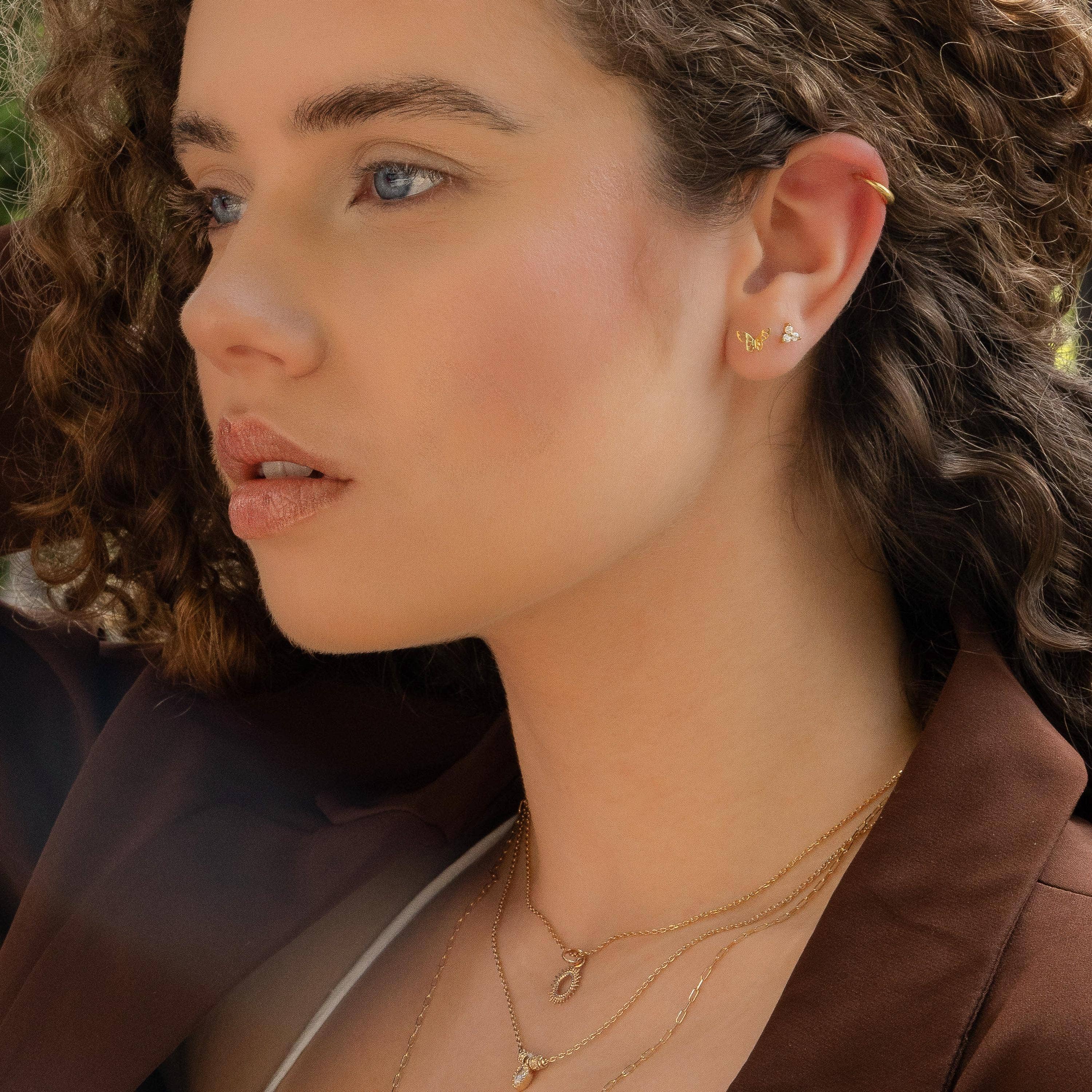 Victoire Collection - Wholesale Single Earring - Stainless steel ring piercing3