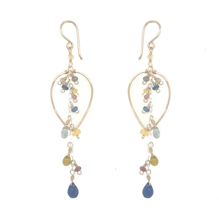 Alpine Wildflower - Sun Warmed Petal Drop Earring for wholesale by Vannucci